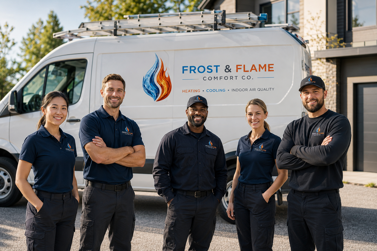 The Frost & Flame Comfort Co. team