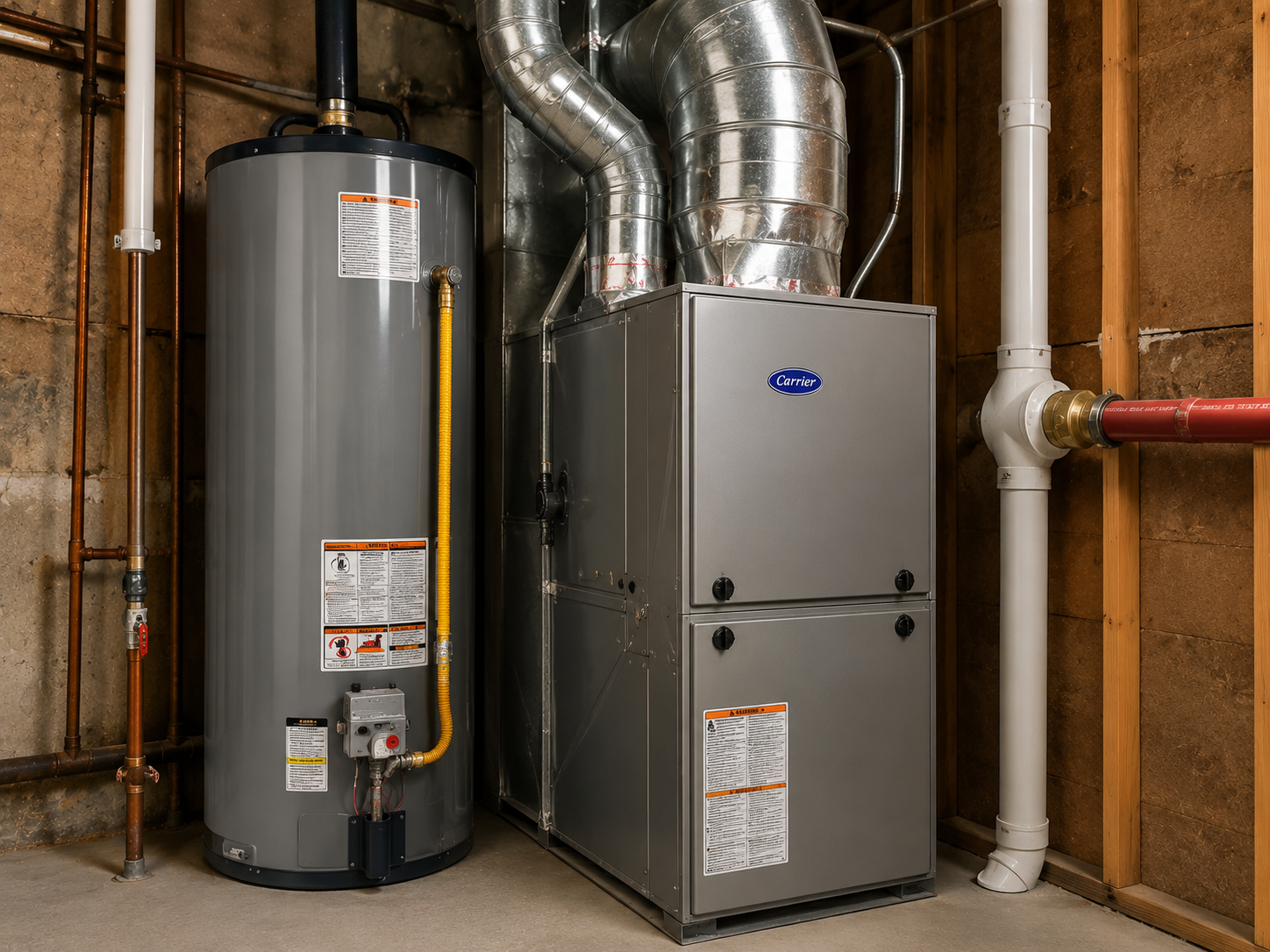 High-efficiency home furnace
